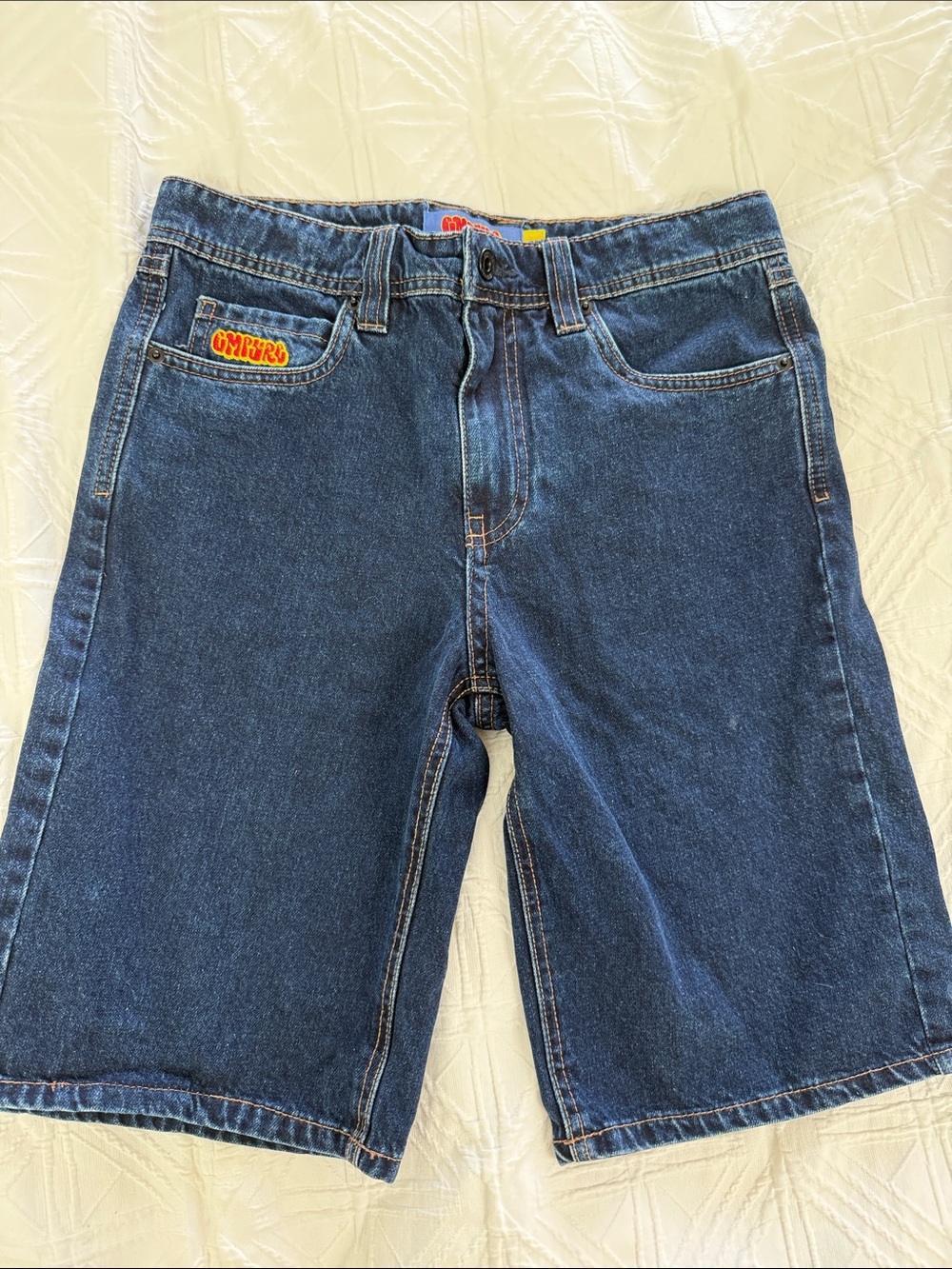 Empyre Dark Blue Denim Jean Shorts in EUC